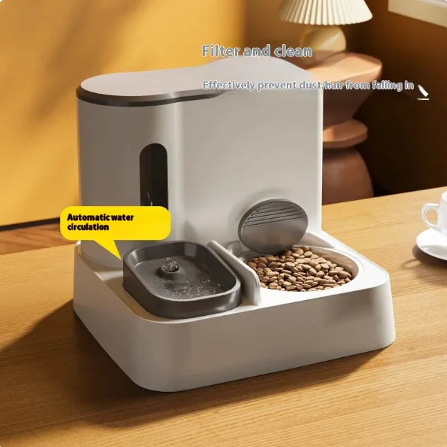 Automatic Food & Water Dispenser For Dogs & Cats