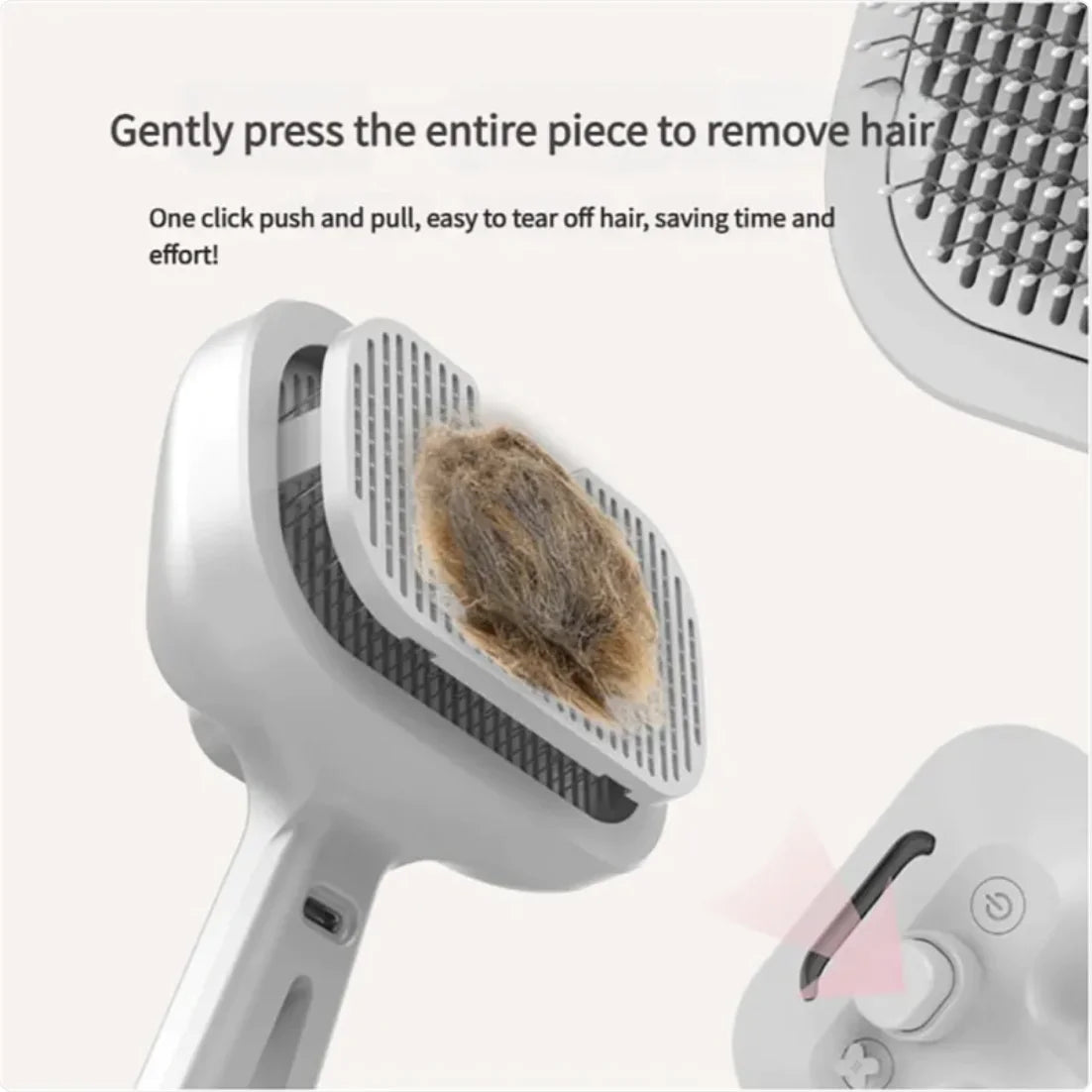 SteamClean Pet Brush — The Ultimate 3-in-1 Grooming Solution