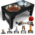Adjustable Pet Feeding Stand (comes with a bonus rope & ball)