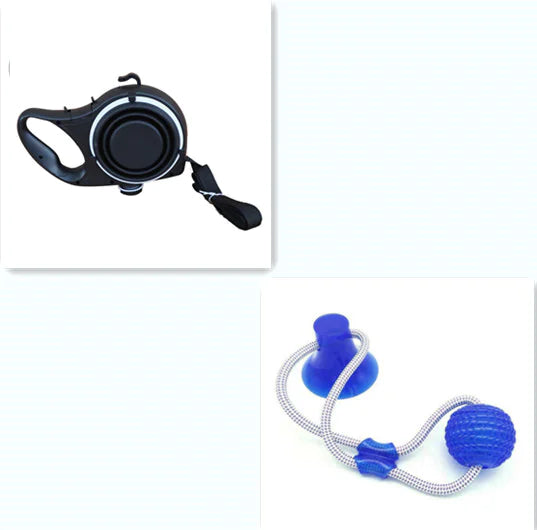 3 In 1 Dog Leash- Leash, Bowl & Water Storage