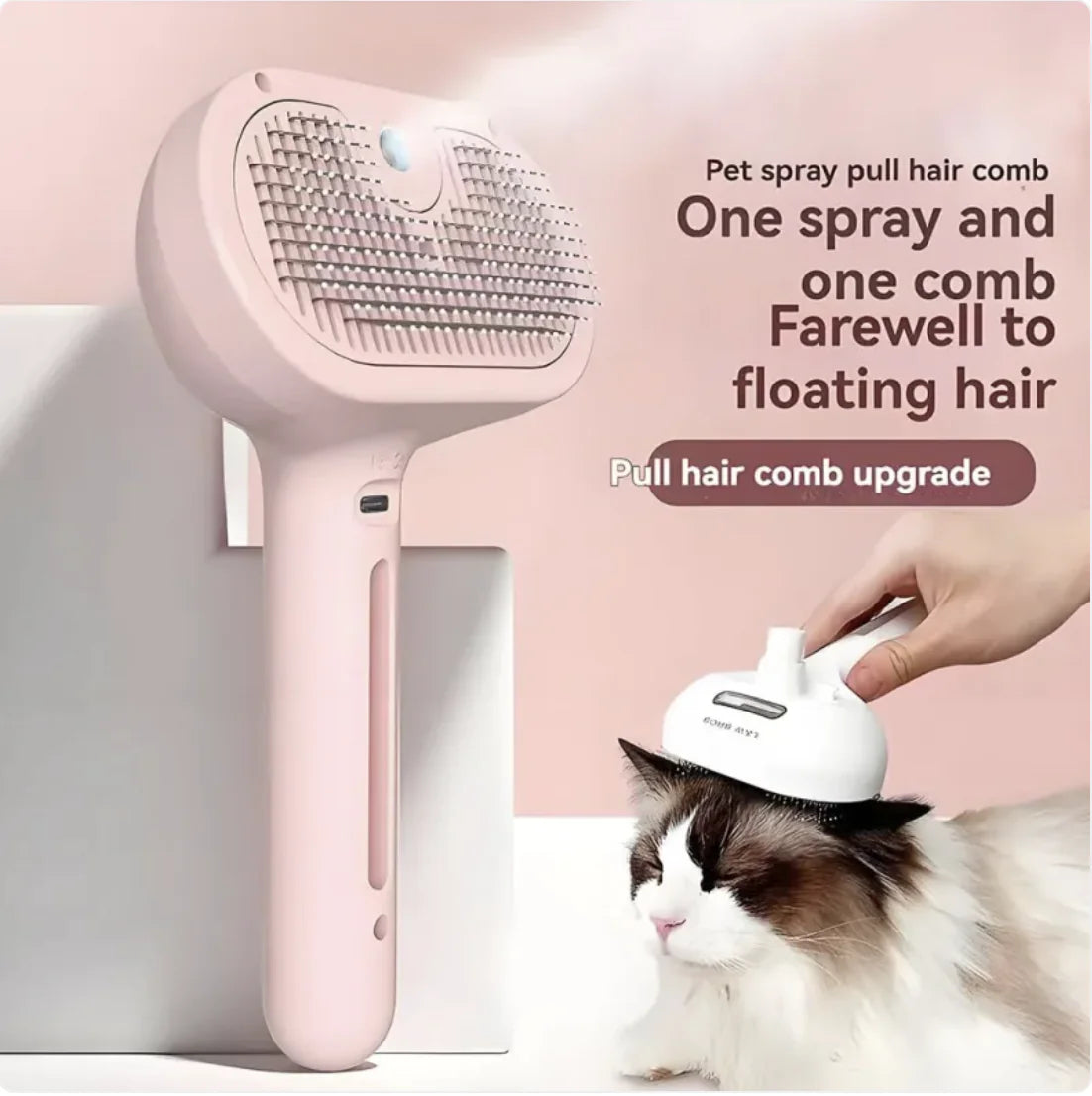 SteamClean Pet Brush — The Ultimate 3-in-1 Grooming Solution