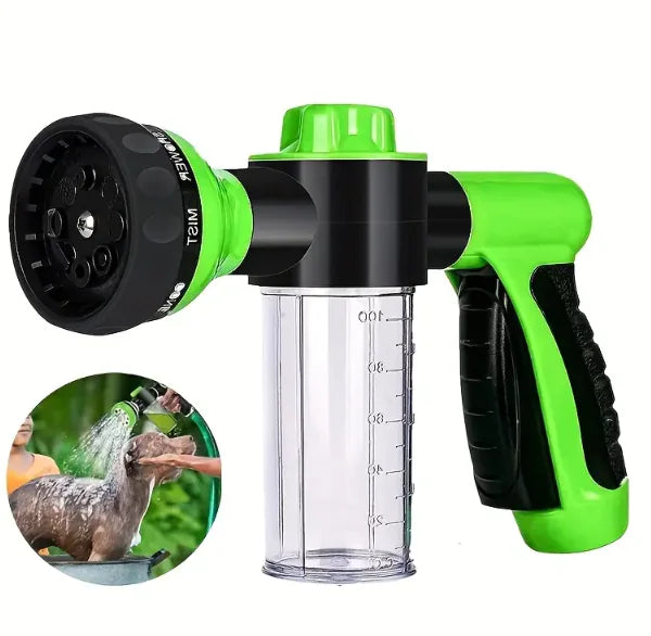 Ultimate Dog Wash Hose Attachment – Easy Outdoor Bath with Soap Dispenser & Multi-Spray Options