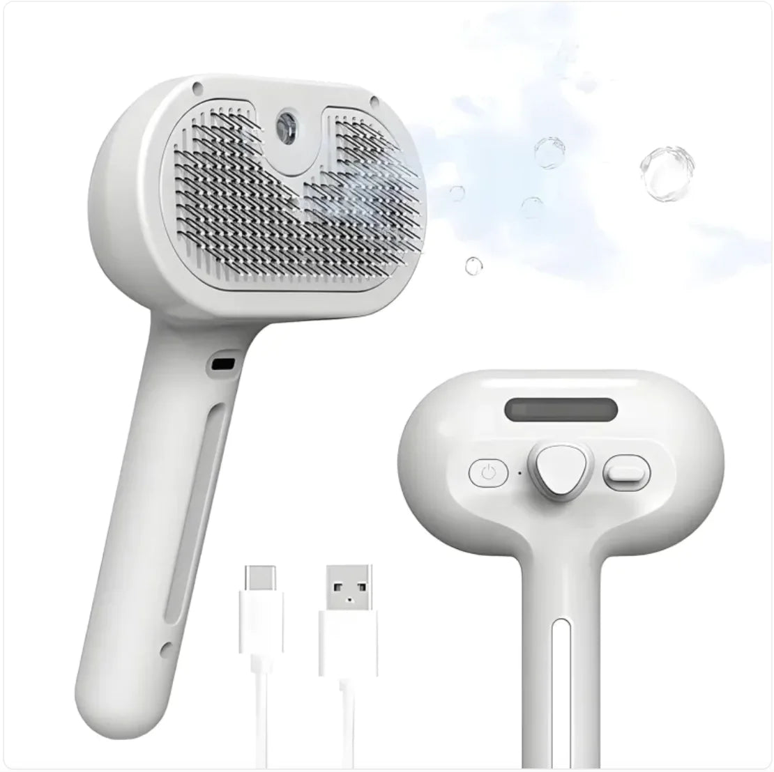 SteamClean Pet Brush — The Ultimate 3-in-1 Grooming Solution